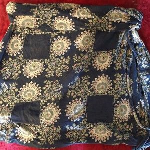 Patagonia floral patch work skirt